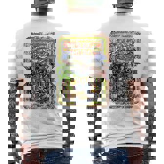 ストレンジャー・シングス プロモ コミック ホッパー デモゴルゴン ヴィンテージ 80年代 メンズTシャツ バックプリント - Kawaiitshirt