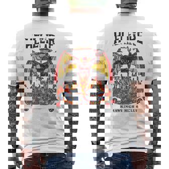 ストレンジャー・シングス ヘルファイア クラブ ポスター ホーキンス ハイ Dnd ギャング メンズTシャツ バックプリント - Kawaiitshirt