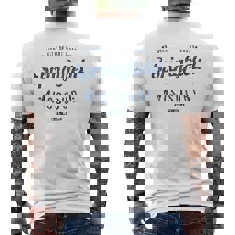 スプリングフィールド ミズーリ州 レトロ ヴィンテージ お土産 スプリングフィールド メンズTシャツ バックプリント - Kawaiitshirt