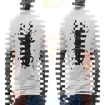 スマトラオオヒラタクワガタ _昆虫_クワガタ メンズTシャツ バックプリント - Kawaiitshirt