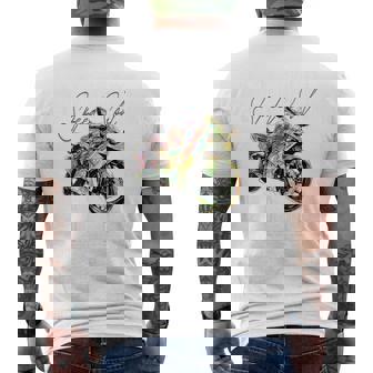 スーパースポーツ バイク レーシング バイク レーシング バックプリント バイク メンズTシャツ バックプリント - Kawaiitshirt