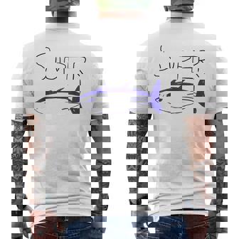 スーパーマグロジン メンズTシャツ バックプリント - Kawaiitshirt