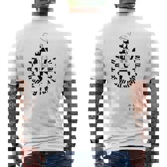 ズル休みしたい水曜日。 メンズTシャツ バックプリント - Kawaiitshirt