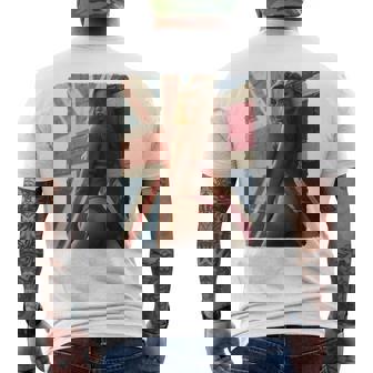 セクシーガールグラフィックtシャツ 「ホットピンナップガール&イギリスの旗」 長袖tシャツ メンズTシャツ バックプリント - Kawaiitshirt