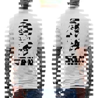 ソビエト指導者ヨシフスターリンシャツソ連共産主義の歴史 メンズTシャツ バックプリント - Kawaiitshirt