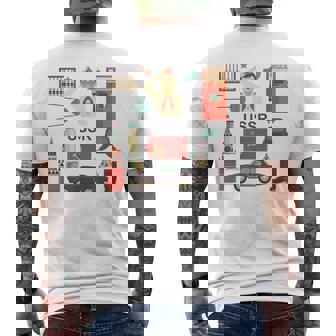 ソ連属性sovi8ビンテージプロパガンダ。 メンズTシャツ バックプリント - Kawaiitshirt