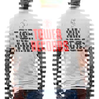 タワーレコードミュージック レトロ ヴィンテージ メンズTシャツ バックプリント - Kawaiitshirt