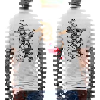 ダビング犬 韓国 バレーボール ラバー ジャージ 韓国国旗 メンズTシャツ バックプリント - Kawaiitshirt