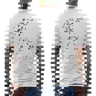 ダーウィン 生命の樹 I Think、チャールズ・ダーウィン メンズTシャツ バックプリント - Kawaiitshirt