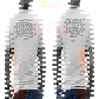 チアママ コーチライフ コンペティション シーズン コケット チアリーダー メンズTシャツ バックプリント - Kawaiitshirt