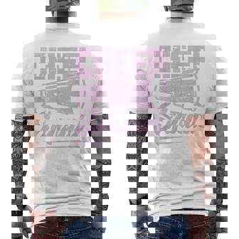 チアリーディングチームチアスクワッド チアリーダー メンズTシャツ バックプリント - Kawaiitshirt