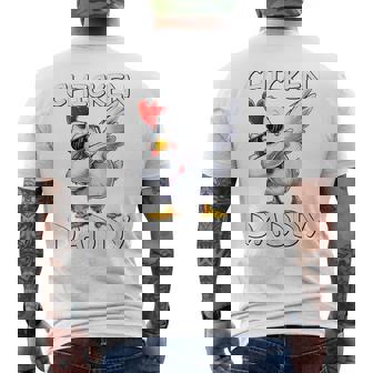 チキン パパ ニワトリ 父 チキン ジャンパー 農家 父の日 メンズTシャツ バックプリント - Kawaiitshirt