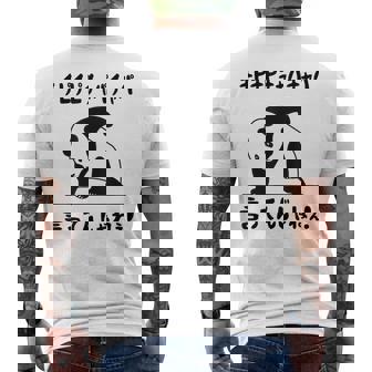 チピチピチャパチャパ言ってんじゃねぇ！ バズり 猫ミーム ネタ パンダ パンダ好き 動物好き ネタ好き おもしろ メンズTシャツ バックプリント - Kawaiitshirt