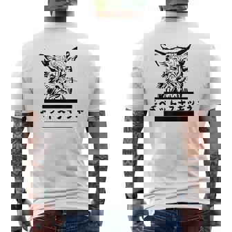 チベットスナギツネ 面白い メンズTシャツ バックプリント - Kawaiitshirt