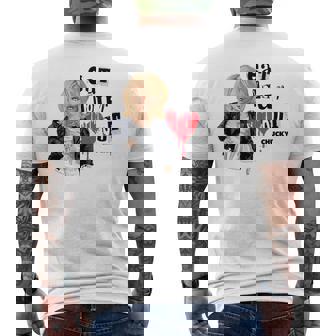 チャッキー・ティファニー・イート・ユア・ハート・アウト・バレンタイン メンズTシャツ バックプリント - Kawaiitshirt