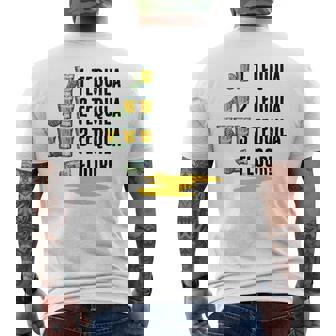 テキーラ 2 テキーラ 3 テキーラ フロア シンコ・デ・マヨ 飲料 メンズTシャツ バックプリント - Kawaiitshirt