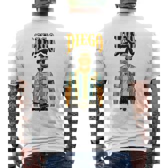 ディエゴ アルマンド マラドーナ アルゼンチン 長袖tシャツ メンズTシャツ バックプリント - Kawaiitshirt