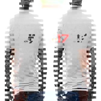 デコピン 大谷 Dekopin 愛犬 Decoy 二刀流 Decopin 野球 ユニホーム風 かわいい メンズTシャツ バックプリント - Kawaiitshirt