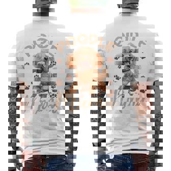 トイプードル 犬種 ペットプードル ママ メンズTシャツ バックプリント - Kawaiitshirt