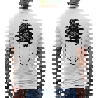 トイプードルのポケット メンズTシャツ バックプリント - Kawaiitshirt