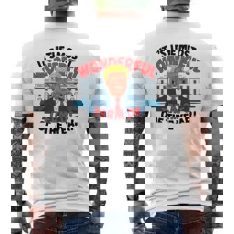 トランプ 今年一番素晴らしい用語 クリスマス 長袖tシャツ メンズTシャツ バックプリント - Kawaiitshirt