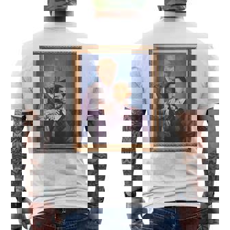 トランプ・ヴァンス・ブラザーズ ポートレート トランプ大統領 2024 メンズTシャツ バックプリント - Kawaiitshirt