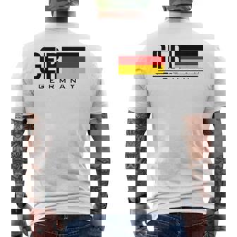 ドイツ 国旗 ドイツ カントリーコード Gerスポーツゲーム アスリート メンズTシャツ バックプリント - Kawaiitshirt