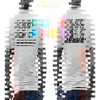 ドゲンジャーズ フェイスシルエット メンズTシャツ バックプリント - Kawaiitshirt