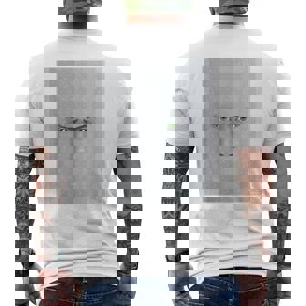 ドリミ4周年記念 壁（白華 時雨） メンズTシャツ バックプリント - Kawaiitshirt