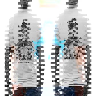 ドリームキャッチャー ブルース メンズTシャツ バックプリント - Kawaiitshirt