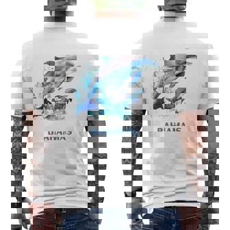 ドルフィン バケーション ヴィンテージ バハマ ビーチ デスティネーション メンズTシャツ バックプリント - Kawaiitshirt