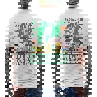 ナイジェリアの服のアイデア キッズ&ノベルティ ナイジェリア国旗 メンズTシャツ バックプリント - Kawaiitshirt