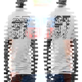 ナンバー97 Usa メンズTシャツ バックプリント - Kawaiitshirt