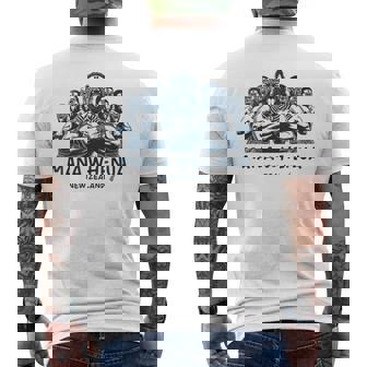 ニュージーランドのマオリ戦士がハカを披露 メンズTシャツ バックプリント - Kawaiitshirt