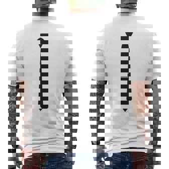 ネクタイ【黒】ネクタイピン おしゃれ シンプル メンズ キッズ レディース ウケ狙い 面白い おもしろ 個性的な メンズTシャツ バックプリント - Kawaiitshirt