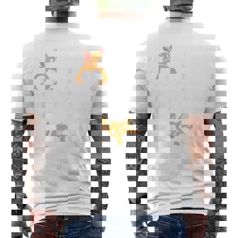 バックプリント ノッシン お尻 犬 かわいい コーギー メンズTシャツ バックプリント - Kawaiitshirt