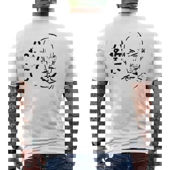 ハゲてねぇし はげてねぇし かっこいい ハゲ 禿げ おもしろ メンズTシャツ バックプリント - Kawaiitshirt