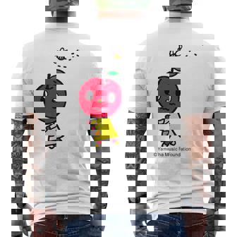 ハチさんとおにごっこ メンズTシャツ バックプリント - Kawaiitshirt