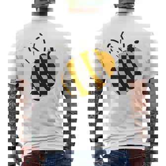 ハチ愛好家のためのかわいい蜂 はちみつ メンズTシャツ バックプリント - Kawaiitshirt