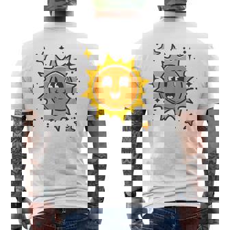 ハッピーサン メンズTシャツ バックプリント - Kawaiitshirt