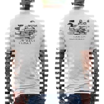 ハム・ラジオ用ヴィンテージモールス信号 Cwオペレーター メンズTシャツ バックプリント - Kawaiitshirt