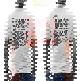 ハワイアンウクレレ ウケアンドドゥイットフラワー メンズTシャツ バックプリント - Kawaiitshirt