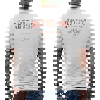 ハーレーダビッドソン ノースカロライナ アンティーク調 テキスト スポーツスタイル 長袖tシャツ メンズTシャツ バックプリント - Kawaiitshirt