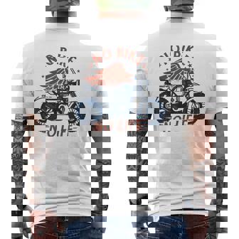 バイク 面白tシャツ No Bike No Life メンズ オートバイ モーターサイクル おもしろ ツーリング 服 メンズTシャツ バックプリント - Kawaiitshirt