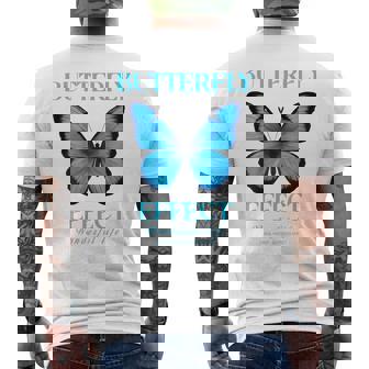 バタフライエフェクトtシャツ バックプリント テクノフェスティバル Tekk メンズTシャツ バックプリント - Kawaiitshirt