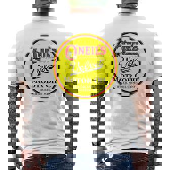 バックプリントのみ レトロ ヴィンテージ ガソリンスタンド オニールのモーターオイル メンズTシャツ バックプリント - Kawaiitshirt