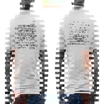 バッハ チェロ スイーツ クーランテ チェリスト メンズTシャツ バックプリント - Kawaiitshirt