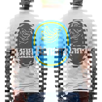 バナナ ステッカー フルーツ レイジー ハロウィン コスチューム メンズTシャツ バックプリント - Kawaiitshirt