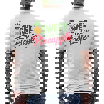 パイナップルのように甘い メンズTシャツ バックプリント - Kawaiitshirt