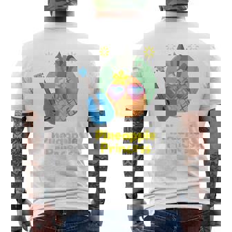 パイナップルプリンセス ウクレレギフト メンズTシャツ バックプリント - Kawaiitshirt